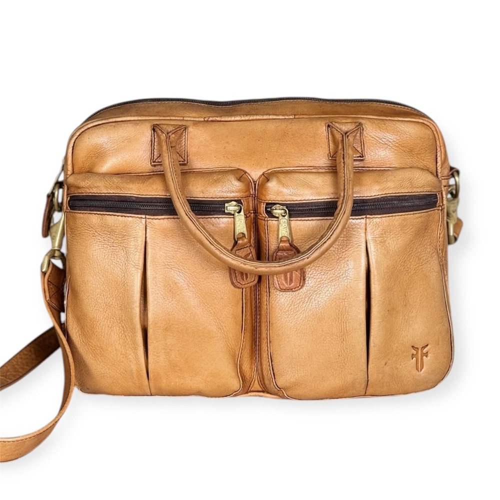 Frye Leather Vintage Weekender Satchel
